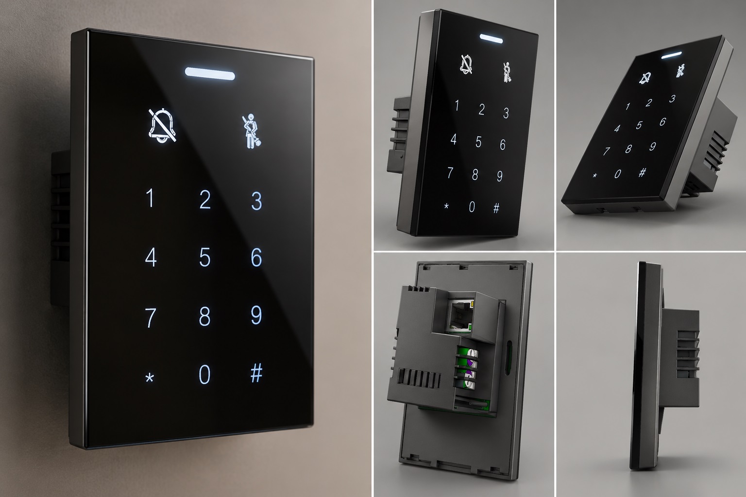 Hotel Access Control System — enclosure render